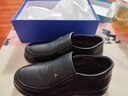 意尔康男鞋商务休闲鞋加绒保暖爸爸鞋高帮棉鞋皮鞋男 59783W黑色 42 实拍图