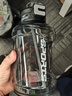 京东京造吨桶 运动水杯Tritan超大容量水壶健身吸管大肚杯1600mL黑 实拍图