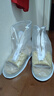 回力雨鞋套男女儿童下雨天加厚耐磨防水不易滑防雨防沙鞋套227白色L 实拍图