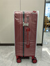 DTA红色行李箱女结婚陪嫁拉杆箱宽拉杆密码旅行箱子男波尔多红24英寸 实拍图