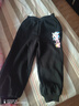 小马宝莉女童裤子秋冬款儿童加绒长裤女孩舒适保暖运动裤卫裤 黑 150 实拍图