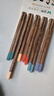 双枪（Suncha）鸡翅木筷子 中式分色筷 一人一筷家用无漆实木筷子5双装 实拍图