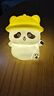 可爱荷叶竹笋黄帽熊猫小夜灯创意氛围灯生日节日送女生礼物摆件 黄帽熊猫小夜灯【1个装】 实拍图
