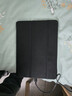 毕亚兹适用2025/24款M3芯片iPad Air7/6保护套 苹果平板电脑11英寸保护壳 三折支架硬后壳 PB507-金刚黑 实拍图