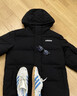 阿迪达斯（adidas）长款羽绒服男女同款鸭绒连帽保暖防风防钻绒潮流外套 L码 实拍图