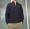 罗蒙（ROMON）夹克男士秋冬季外套纯色立领百搭行政商务休闲商务男装ii6深蓝XL 实拍图