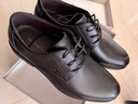 红蜻蜓真皮男鞋秋冬舒适商务休闲皮鞋高级正装德比鞋婚鞋WTA7376黑色42 实拍图