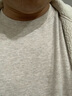 优衣库男装女装柔软圆领T恤/休闲长袖上衣25秋冬新款479783 31 米色 L /175/100A 实拍图