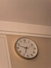 康巴丝（Compas）挂钟客厅钟表 简约石英钟表挂墙时钟 3294A 金色 实拍图