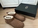 UGG秋季新款男士舒适简约平底保暖经典超短靴休闲雪地靴 1174581 CHE | 栗色 41 脚宽建议拍大一码，偏瘦正码拍 实拍图