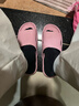 品爱质舒凉拖鞋EVA拖鞋防滑室内居家软底花瓣一字拖澡堂浴室棉拖鞋 【D11款】光面-粉 36-37 实拍图
