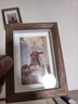 爱墨绘5寸相框摆台木质相框创意相片画框装裱结婚宝宝照片墙挂墙胡桃色 实拍图