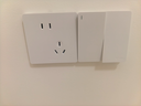 公牛（BULL）开关插座 G12系列 二开多控开关奶油风大面板开关G12K214 暮雪白  实拍图
