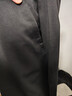 Cszxx大码西裤男加肥加大码男士直筒宽松胖子上班面试纯色弹力西装裤 黑色 42（3尺2） 实拍图