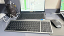 B.O.W 航世 HW299无线键盘鼠标套装充电 静音超薄笔记本电脑办公通用外接数字键盘鼠标 灰黑电池套装【超薄静音】 实拍图