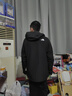北面三合一冲锋衣外套男硬壳防水防风抓绒内胆连帽 JK3/黑色 XL 实拍图