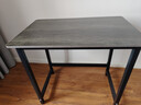 煜柠苑 电脑桌台式家用简约卧室长条桌学生写字学习桌子书台桌办公大桌 加固升级-黑架灰橡木-80*50高74 实拍图