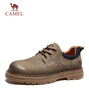 骆驼（CAMEL）低帮工装鞋秋季英伦皮革休闲男士马丁鞋 G15A076064 卡其 40 实拍图