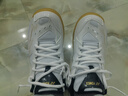 YONEX尤尼克斯羽毛球鞋yy入门级训练减震动力垫男女SHB101CR 白/金40码 实拍图