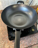 爱仕达（ASD）炒锅铸铁锅不锈无涂层平底炒菜锅34cm燃气电磁炉通用WG8334QB 实拍图