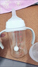 贝亲ppsu奶瓶 新生儿奶瓶 宽口径宝宝水瓶 婴儿喝奶瓶 儿童离乳吸管瓶 240ml 带M奶嘴（3月+）+L奶嘴 实拍图