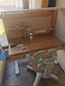 护童（Totguard）榉木儿童学习桌椅套装可升降学生写字书桌 星辰1号-X+G985_妙想粉 实拍图