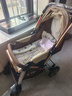 奔昂 婴儿推车可坐可躺轻便避震宝宝折叠婴儿车双向BB童车手推车 升级卡其+一键单手收+可坐躺+可双向推行+四轮高配 实拍图
