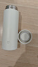 米家 保温杯 316不锈钢水杯 男女士杯子 大容量茶杯便携 350ml白色 实拍图
