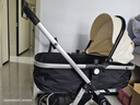 纽贝耳newber婴儿车 婴儿推车 婴儿车0-3岁用折叠可坐可躺带减震 可换向 黑白  优质pu皮+抑菌护脊睡板 实拍图