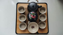 京东京造 茶具整套 功夫茶具陶瓷套装茶壶茶杯茶盘【黑陶提梁壶】 12件套  实拍图