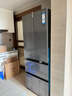 海尔（Haier）「小红花系列」412L法式多门冰箱594mm专业超薄零嵌BCD-412WGHFDB5GYU1国家补贴 实拍图