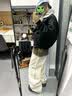 Shelley Jones黑色美式复古十字架座山雕外套棉服男款冬季加厚保暖毛领棉衣夹克 黑色 XL [推荐120-140斤] 实拍图