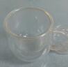 富光花茶杯 男女士茶水分离杯子 双层办公泡茶玻璃杯带把高硼硅水杯 实拍图