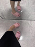 【踩屎感居家拖鞋】浴室男女拖鞋轻便防滑居家凉拖鞋鞋子男 粉红色 40-41 实拍图