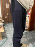 海澜之家保暖裤男士秋裤男纯棉打底裤男保暖裤100%纯棉毛裤线裤棉裤男秋裤 藏青色/深麻灰（2条装） 2XL -180/105(150-170斤) 实拍图