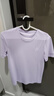 特步（XTEP）童装儿童夏季短袖针织衫短T中大童男童透气速干运动休闲T恤 雾纱紫【9012】 165 cm 实拍图