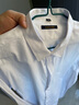 罗蒙（ROMON）纯色商务职业正装男士衬衫工装男装长袖衬衣男CS108 白色 6XL  实拍图