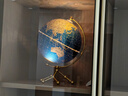 赟娅现代轻奢高档地球仪摆件酒柜办公室书房桌面玄关客厅家居软装饰品 星海款蓝色地球仪【高29cm】 实拍图