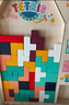 小顽豆生日礼物俄罗斯方块积木拼图木幼儿童4到6岁早教男女孩拼装玩具 实拍图