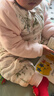 威尔贝鲁（WELLBER）恒温睡袋婴幼儿1-3岁竹棉睡衣秋冬儿童宝宝防踢被子加厚棉 绮梦XL 实拍图