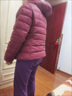 鸭鸭佟丽娅同款轻薄羽绒羽绒服女新款短款修身城市轻户外秋冬外套KXM 酒红色 3XL 实拍图