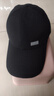【热巴同款】加大棒球帽帽子男女大头围显脸小春夏字母百搭棒球帽 侧标-黑色【1顶】 实拍图