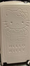 银座Hello Kitty 正版联名行李箱高颜值轻便旅行箱万向轮拉杆箱 26英寸拉链 实拍图