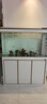 森森（SUNSUN）大型鱼缸底过滤水族箱客厅家用落地玻璃生态金鱼缸 超白款升级底滤 1.2米长35cm宽（黑白可选） 实拍图