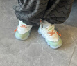 达黛儿宝宝学步鞋加绒加厚保暖大棉鞋秋冬新款男童女童灯鞋运动婴儿鞋子 白色 加绒 加厚 20 内长13.5cm 【20码】 实拍图