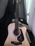 BROOK 布洛克布鲁克v12吉他单板民谣吉他面单木吉他初学者乐器 41英寸原木色缺角V12N-DCM 实拍图
