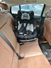 初婴贝儿童安全座椅汽车用0-4-12岁婴儿宝宝车载可坐可躺i-Size通风加热 豪华版黑+175°躺+支撑腿+遮阳棚 实拍图