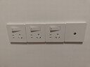 公牛（BULL）g12暮雪白开关插座面板全屋套装奶油风五孔一开墙壁暗装超薄墙面 一开双控五孔【暮雪白】 多色可选丨联系客服领取更多福利 实拍图