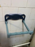 家用多功能折叠脸盆架免打孔卫生间置物架挂壁脸盆架浴室盆收纳架 【灰色】1个装 无规格 实拍图