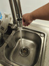 九牧（JOMOO）厨房水龙头304不锈钢洗菜盆360°旋转冷热双控龙头33221-748/7B-Z 实拍图